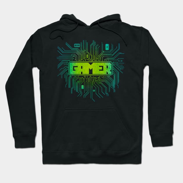 Gamers Digital Logo XBVersion Hoodie by Tarasevi4